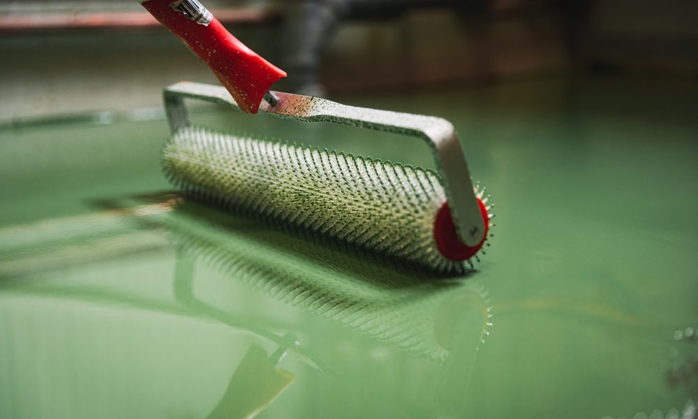 Epoxy flooring tools, preparation and application of epoxy resin